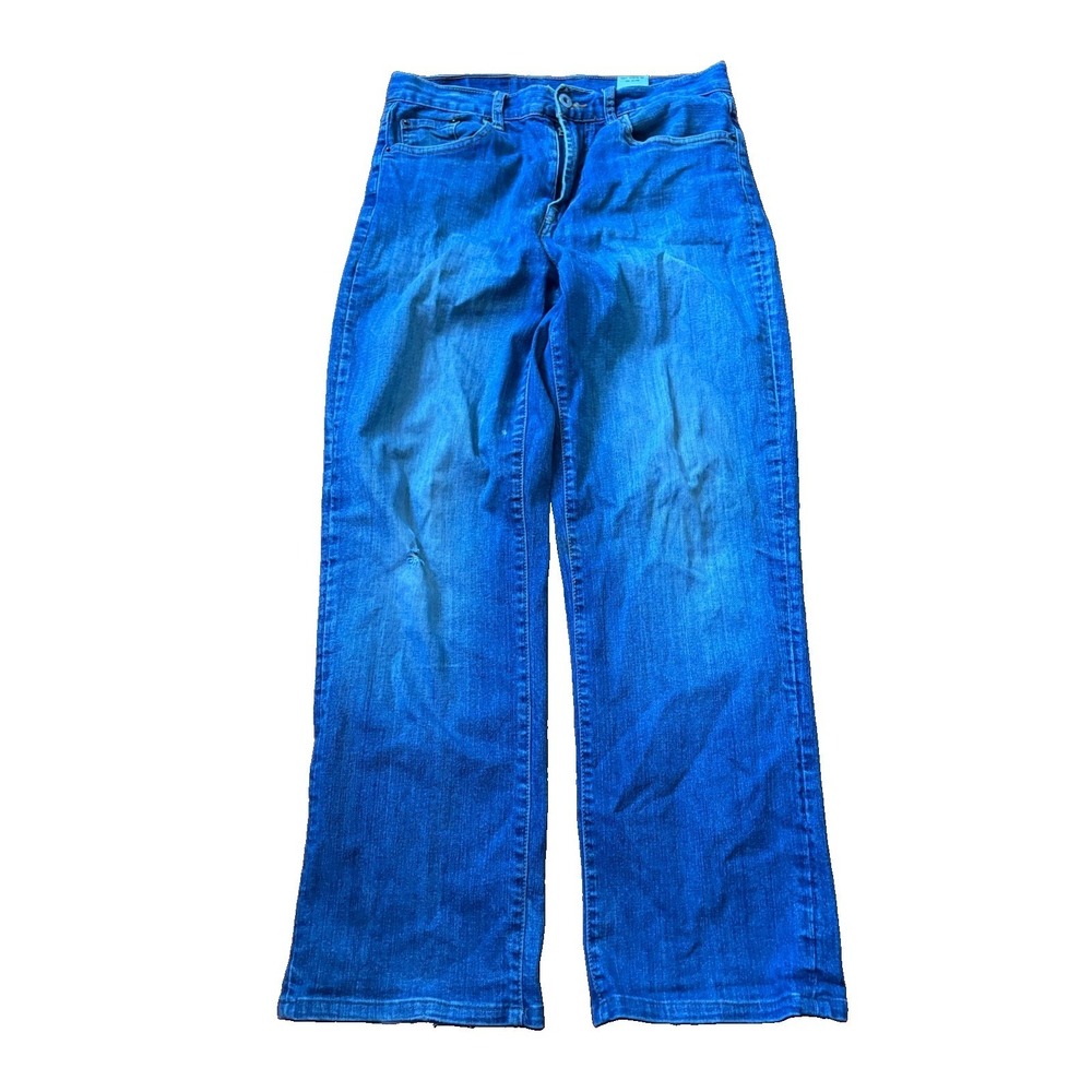 Lucky Brand Workwear Dungarees Gene Montesano Blue Jeans Size 8 29 Made in USA